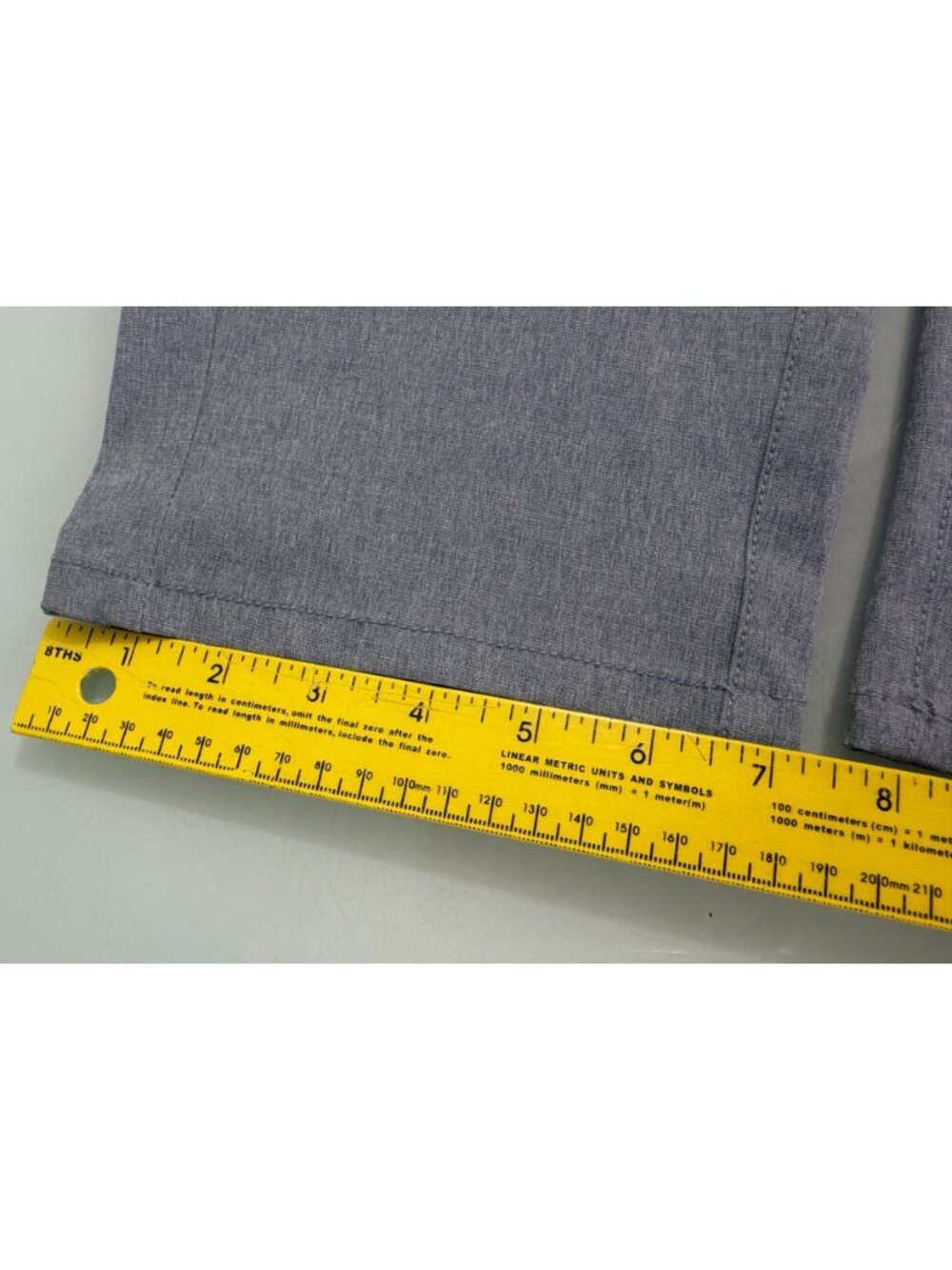 Vuori Aim Pants Mens 36X31Gray Lightweight Performance Stretch Golf Chino - Picture 10 of 14